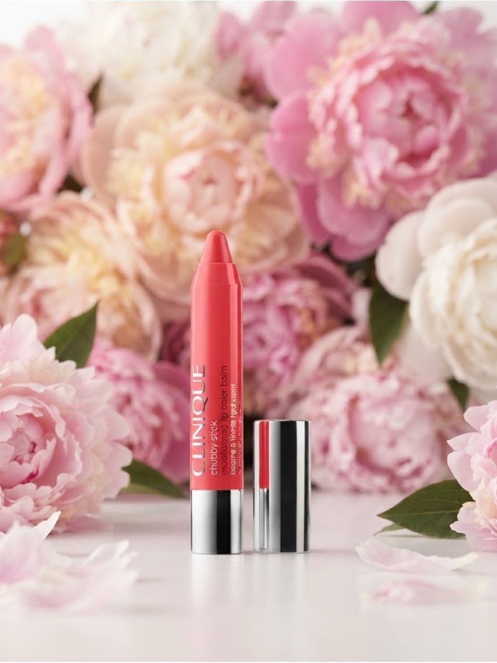 Clinique Chubby Stick Moisturizing Lip Color Balm — Coral / Mighty Mimosa